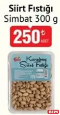 SİMBAT SİİRT FISTIĞI 300 G